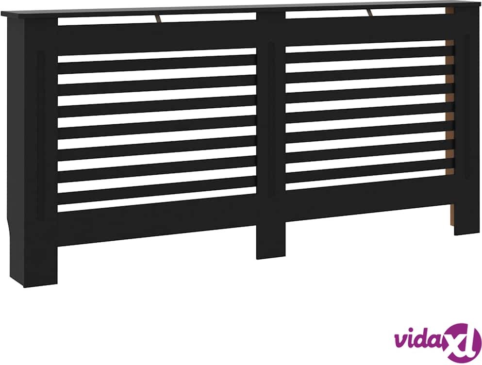 vidaXL Lämpöpatterin suoja musta 172x19x81 cm MDF vidaXL Lämpöpatterin suoja musta 172x19x81 cm MDF