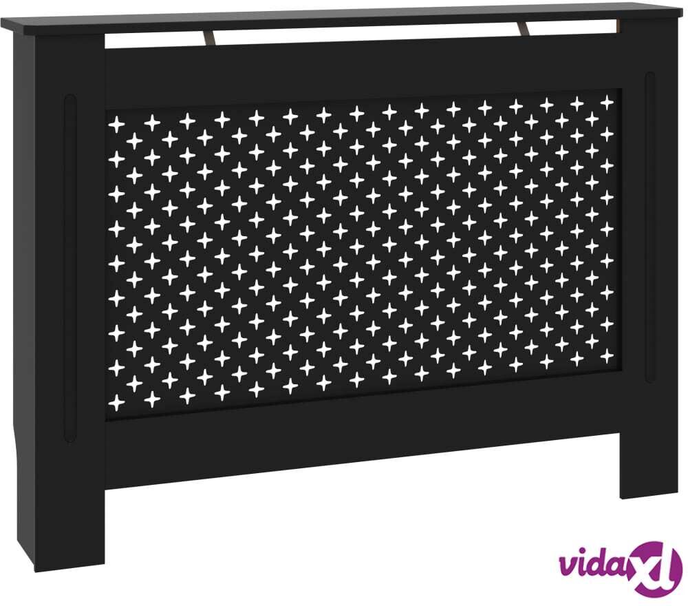 vidaXL Lämpöpatterin suoja musta 112x19x81 cm MDF vidaXL Lämpöpatterin suoja musta 112x19x81 cm MDF