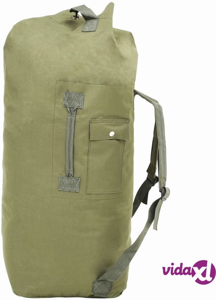 vidaXL Armeijatyylinen reppu 85 l oliivinvihreä vidaXL Armeijatyylinen reppu 85 l oliivinvihreä