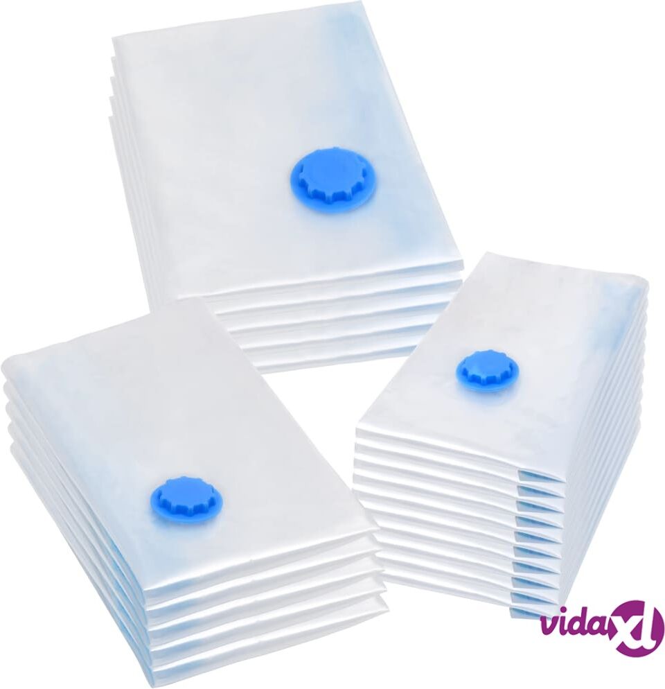 vidaXL Vaatteiden tyhjiöpussit matkalaukkuun 3 kokoa 20 kpl vidaXL Vaatteiden tyhjiöpussit matkalaukkuun 3 kokoa 20 kpl