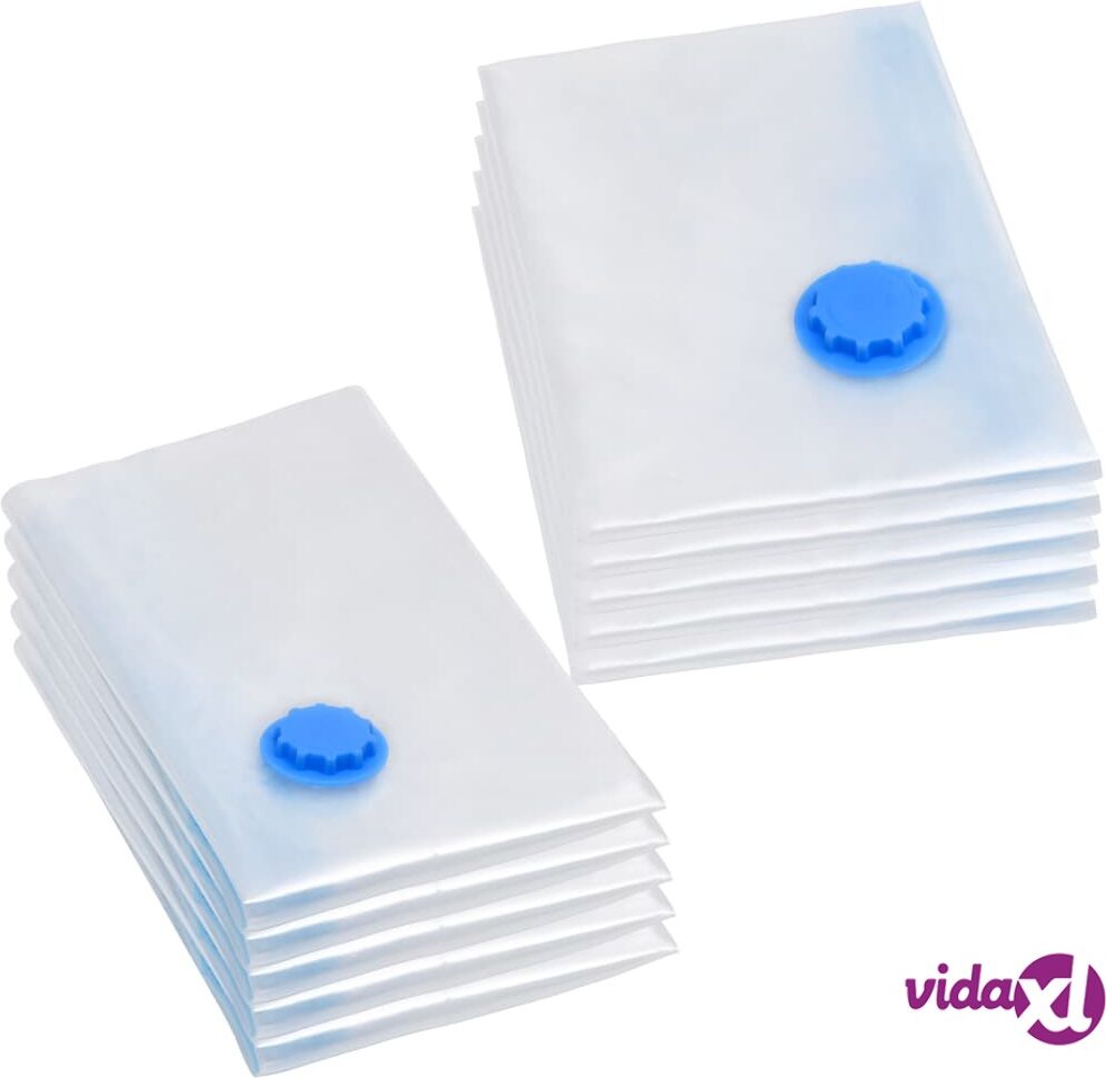 vidaXL Vaatteiden tyhjiöpussit matkalaukkuun 2 kokoa 10 kpl vidaXL Vaatteiden tyhjiöpussit matkalaukkuun 2 kokoa 10 kpl