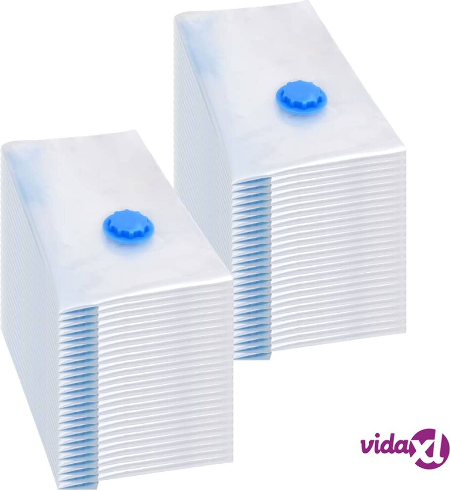 vidaXL Vaatteiden tyhjiöpussit matkalaukkuun 60x40 cm 50 kpl vidaXL Vaatteiden tyhjiöpussit matkalaukkuun 60x40 cm 50 kpl