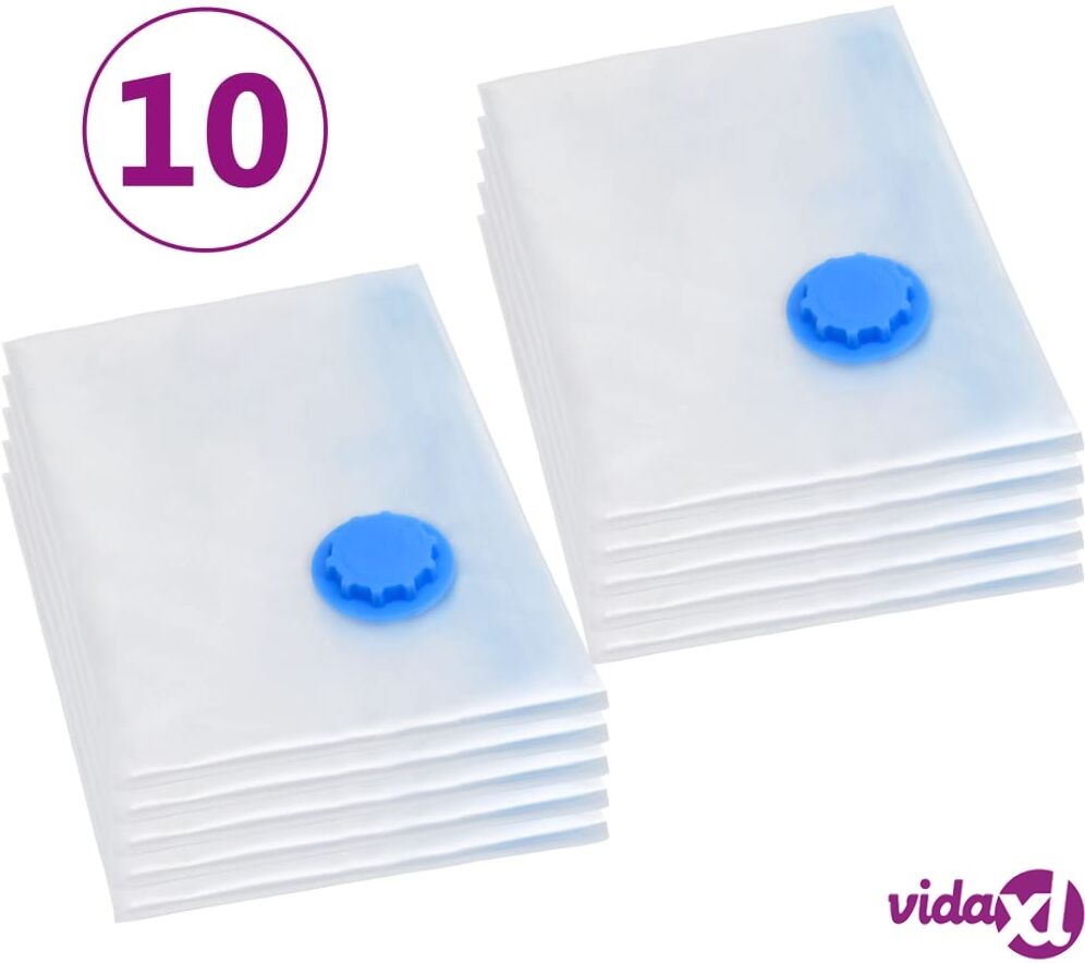 vidaXL Vaatteiden tyhjiöpussit matkalaukkuun 120x70 cm 10 kpl vidaXL Vaatteiden tyhjiöpussit matkalaukkuun 120x70 cm 10 kpl