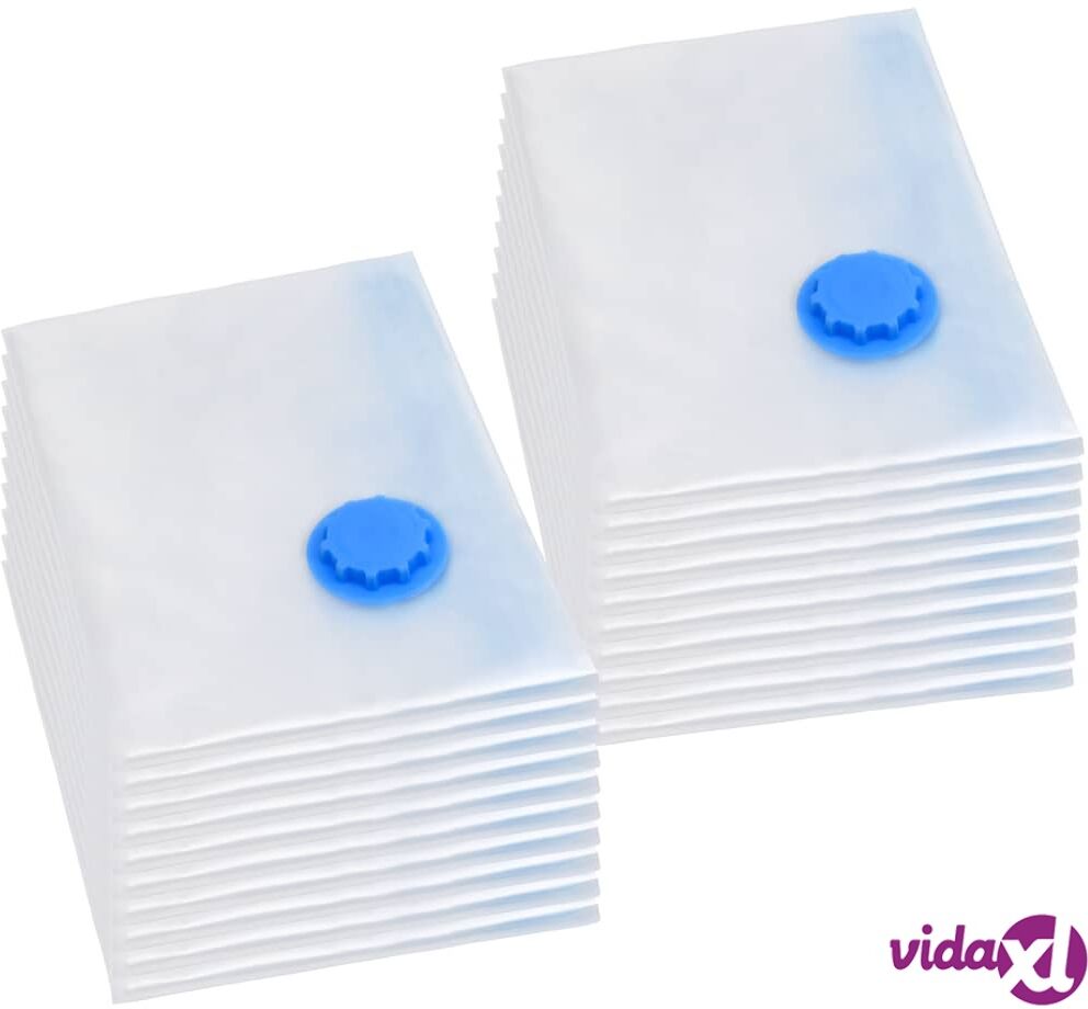 vidaXL Vaatteiden tyhjiöpussit matkalaukkuun 120x70 cm 20 kpl vidaXL Vaatteiden tyhjiöpussit matkalaukkuun 120x70 cm 20 kpl