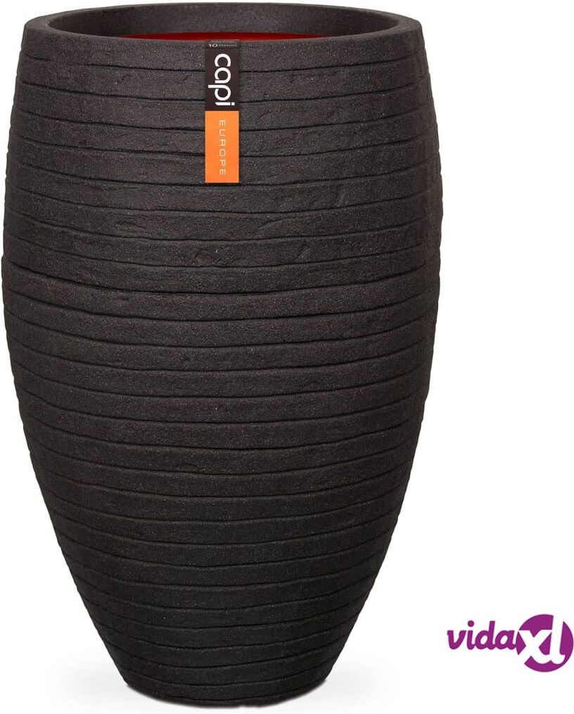 Capi Vaasinmuotoinen kukkalaatikko Nature Row Deluxe 40x60 cm musta Capi Vaasinmuotoinen kukkalaatikko Nature Row Deluxe 40x60 cm musta