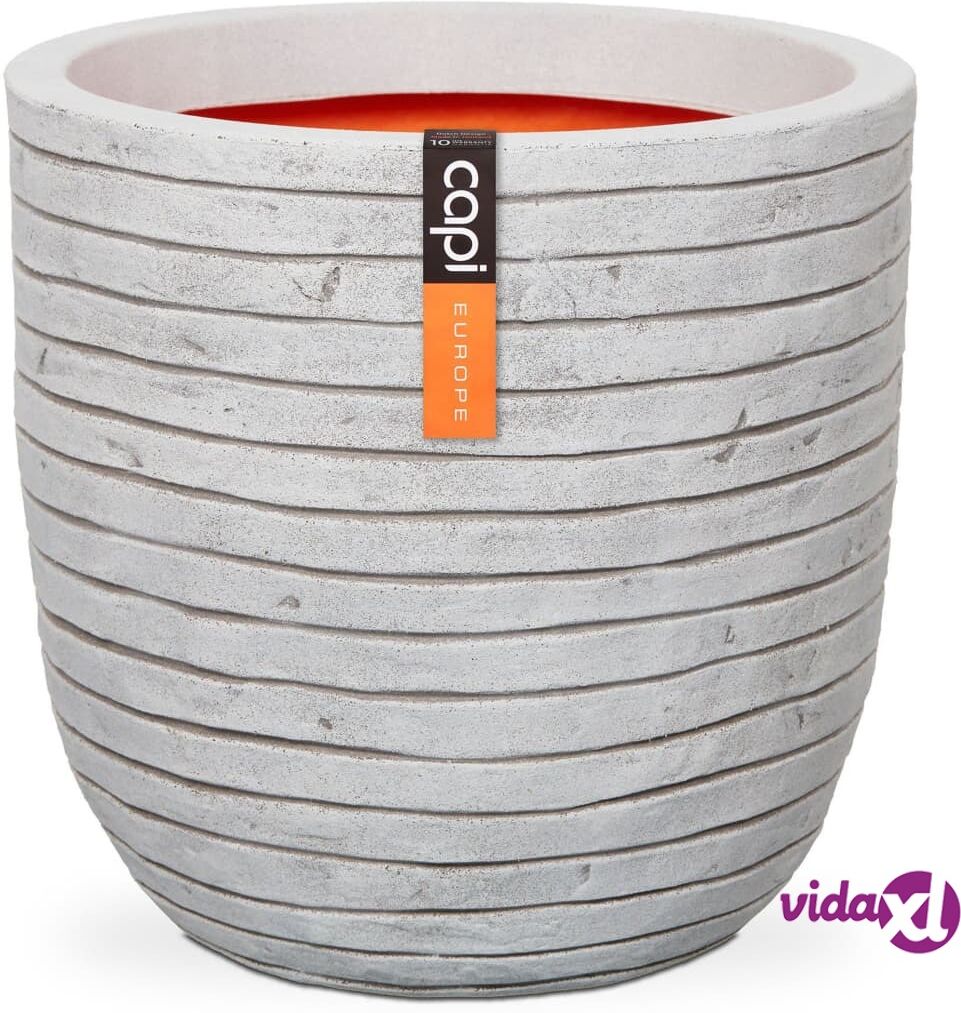 Capi Munanmuotoinen kukkalaatikko Nature Row 54x52cm norsunluu KRWI935 Capi Munanmuotoinen kukkalaatikko Nature Row 54x52cm norsunluu KRWI935