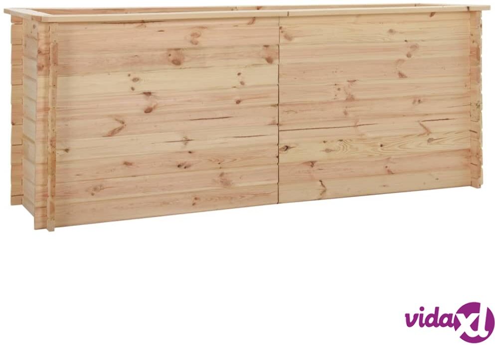 vidaXL Korotettu kukkalaatikko 200x50x80 cm mänty 19 mm vidaXL Korotettu kukkalaatikko 200x50x80 cm mänty 19 mm