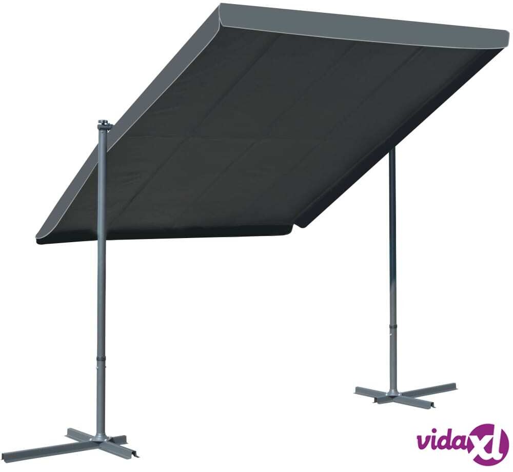 vidaXL Katos kallistettava sisäänvedettävä 350x253x196 cm antrasiitti vidaXL Katos kallistettava sisäänvedettävä 350x253x196 cm antrasiitti