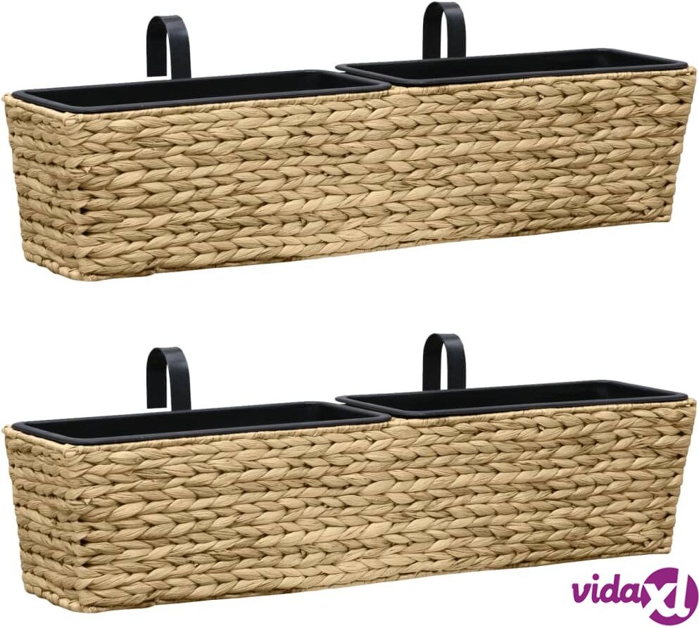 vidaXL Puutarhan kukkalaatikot 2 kpl vesihyasintti vidaXL Puutarhan kukkalaatikot 2 kpl vesihyasintti