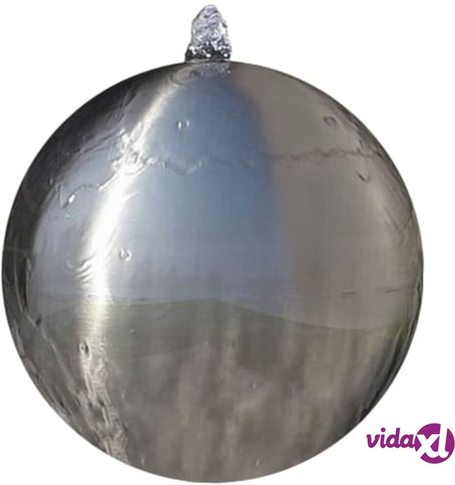 vidaXL Puutarhan Pallo Suihkulähde LED:llä Ruostumaton Teräs 30 cm vidaXL Puutarhan Pallo Suihkulähde LED:llä Ruostumaton Teräs 30 cm