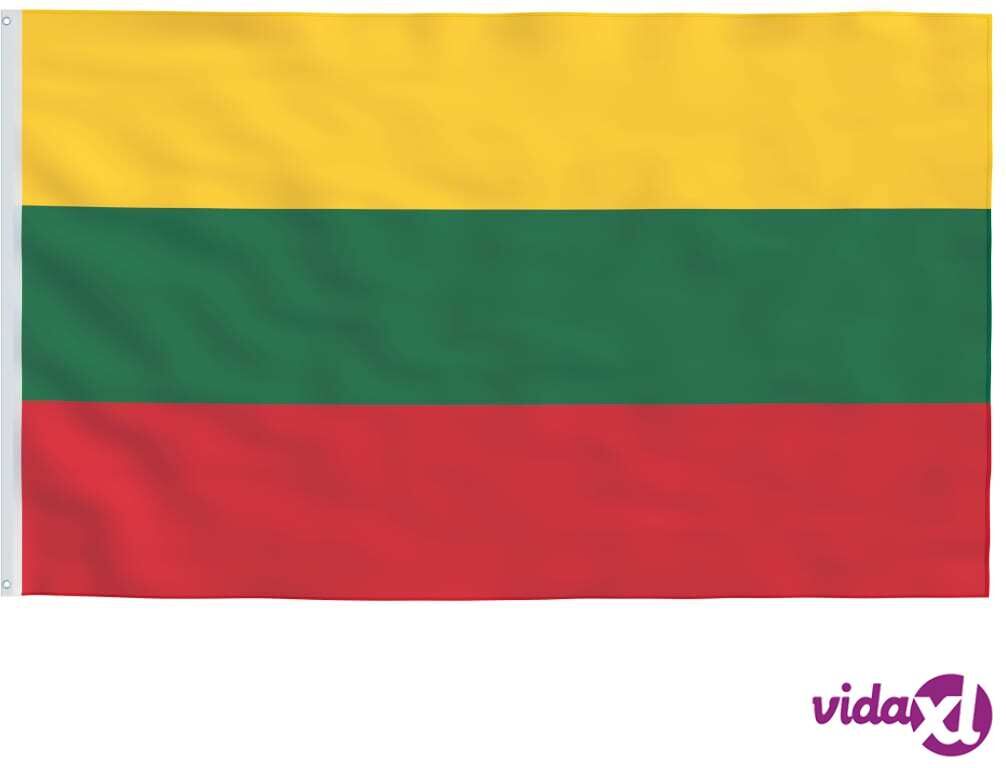 vidaXL Liettuan lippu 90x150 cm vidaXL Liettuan lippu 90x150 cm