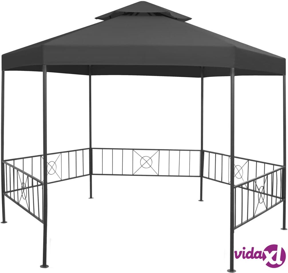 vidaXL Paviljonki teräs 323x275x265 cm antrasiitti vidaXL Paviljonki teräs 323x275x265 cm antrasiitti