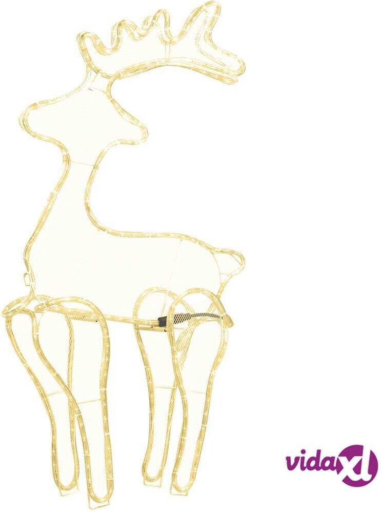 vidaXL Poro joulukoriste verkolla 306 LED-valoa 60x24x89 cm vidaXL Poro joulukoriste verkolla 306 LED-valoa 60x24x89 cm