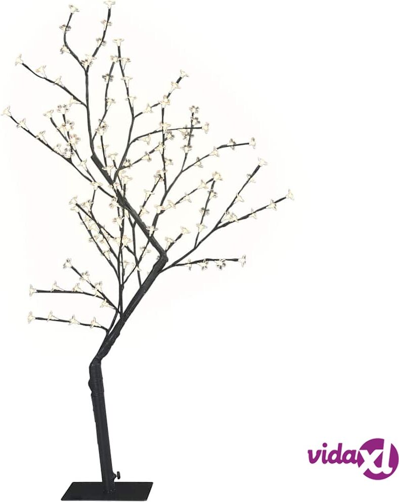 vidaXL Joulukuusi 128 lämpimän valkoista LED-valoa kirsikankukka 120cm vidaXL Joulukuusi 128 lämpimän valkoista LED-valoa kirsikankukka 120cm
