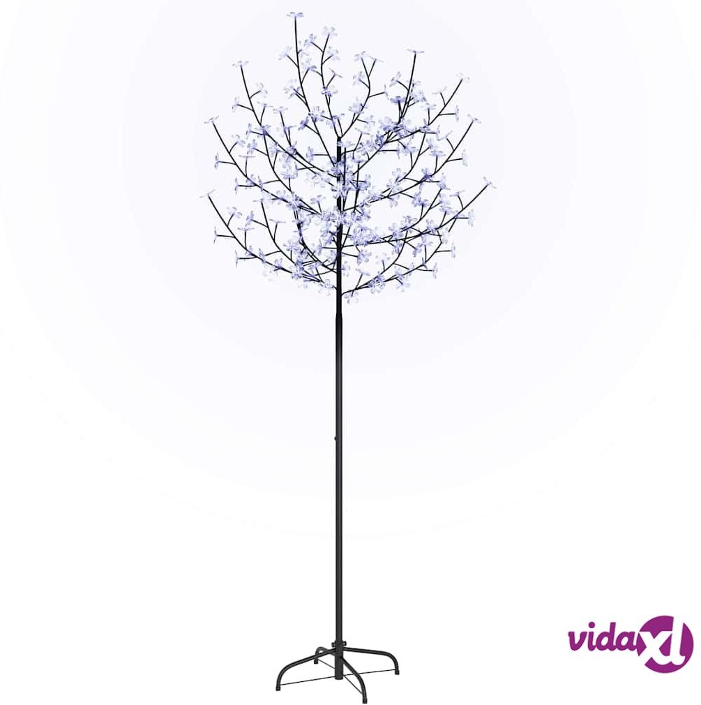 vidaXL Joulukuusi 200 sinivalkoista LED-valoa kirsikankukka 180 cm vidaXL Joulukuusi 200 sinivalkoista LED-valoa kirsikankukka 180 cm