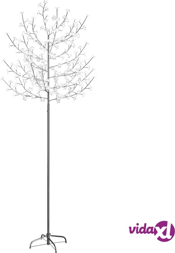 vidaXL Joulukuusi 220 kylmän valkoista LED-valoa kirsikankukka 220 cm vidaXL Joulukuusi 220 kylmän valkoista LED-valoa kirsikankukka 220 cm