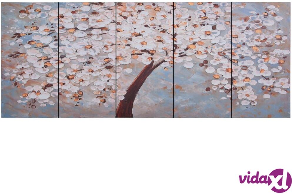 vidaXL Kanvaasitaulusarja kukkiva puu monivärinen 150 x 60 cm vidaXL Kanvaasitaulusarja kukkiva puu monivärinen 150 x 60 cm