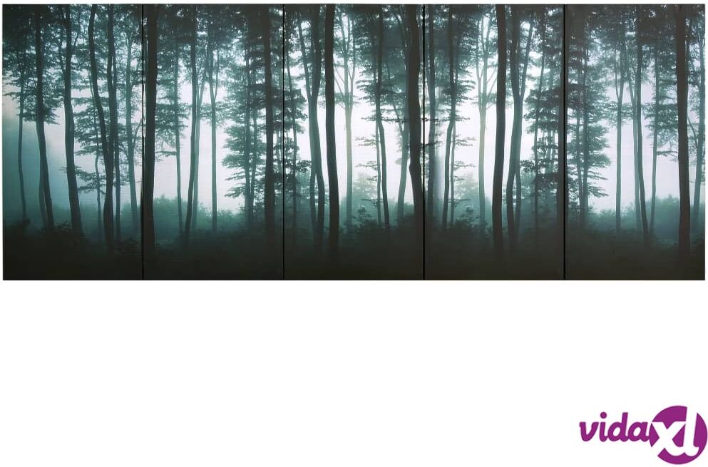 vidaXL Kanvaasitaulusarja puut monivärinen 150 x 60 cm vidaXL Kanvaasitaulusarja puut monivärinen 150 x 60 cm