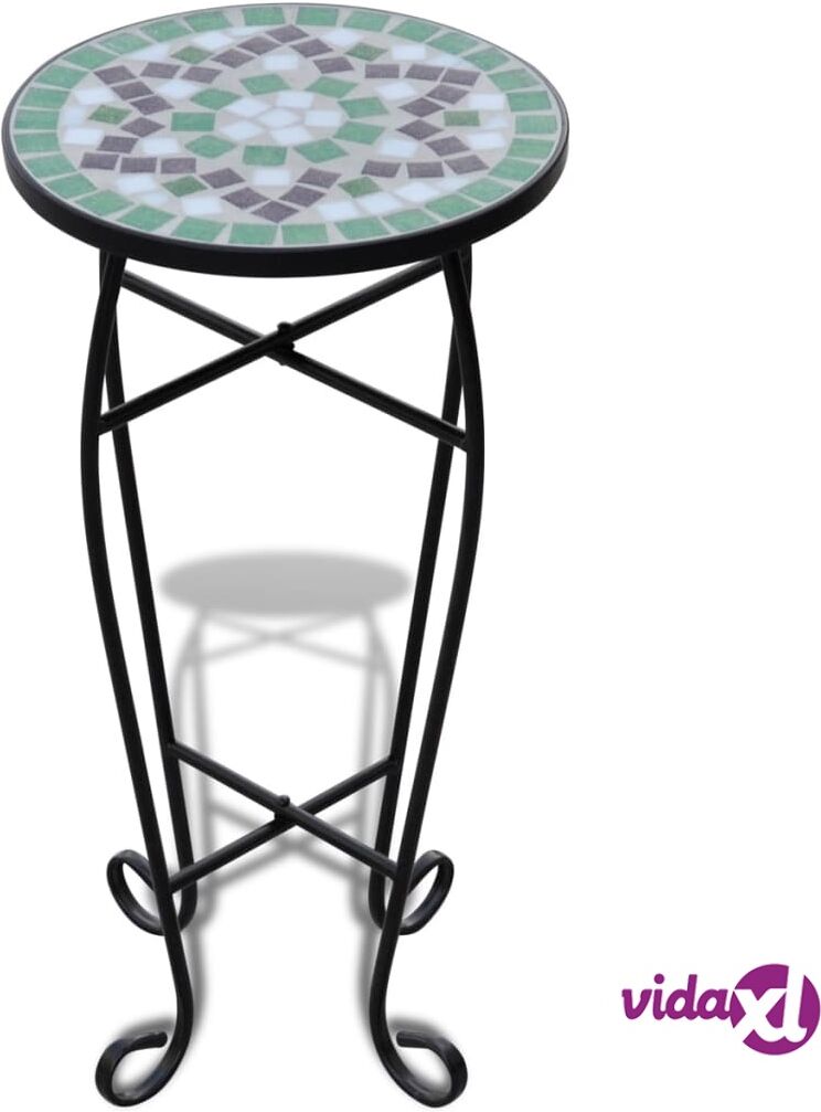 vidaXL Mosaiikki Sohvapöytä Kasvipöytä Vihreä Valkoinen vidaXL Mosaiikki Sohvapöytä Kasvipöytä Vihreä Valkoinen