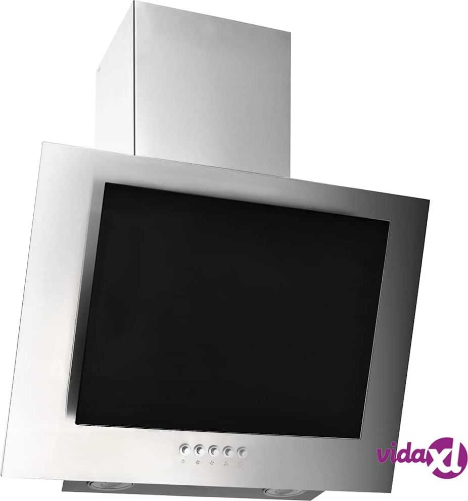 vidaXL Liesituuletin 60 cm ruostumaton teräs ja karkaistu lasi hopea vidaXL Liesituuletin 60 cm ruostumaton teräs ja karkaistu lasi hopea