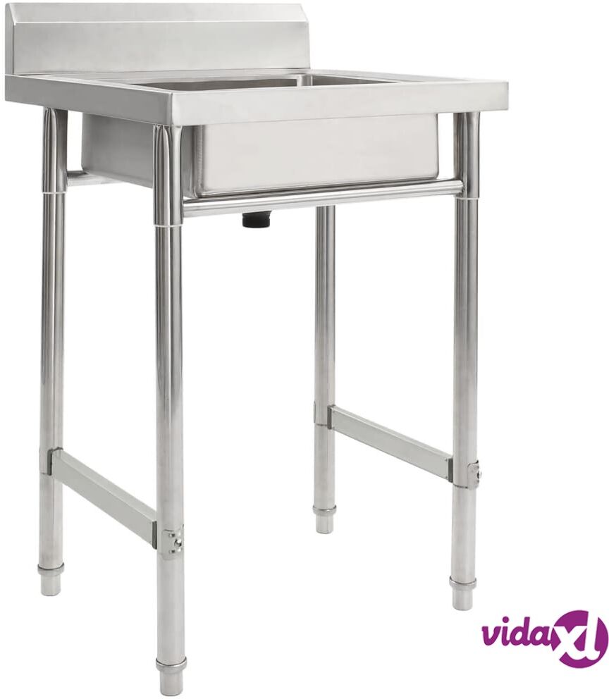 vidaXL Keittiön pesuallas yksialtainen ruostumaton teräs vidaXL Keittiön pesuallas yksialtainen ruostumaton teräs