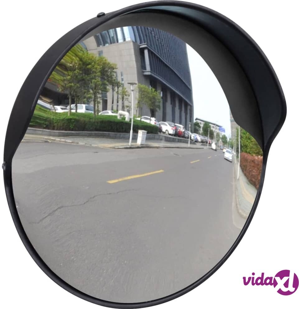 vidaXL Kupera liikennepeili ulkokäyttöön PC-muovi 30 cm musta vidaXL Kupera liikennepeili ulkokäyttöön PC-muovi 30 cm musta