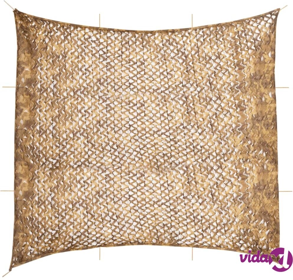 vidaXL Naamiointiverkko ja varastolaukku 6x6 m vidaXL Naamiointiverkko ja varastolaukku 6x6 m