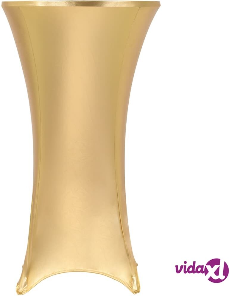 vidaXL Pöytäliinat 2 kpl venyvä 60 cm kullanvärinen vidaXL Pöytäliinat 2 kpl venyvä 60 cm kullanvärinen