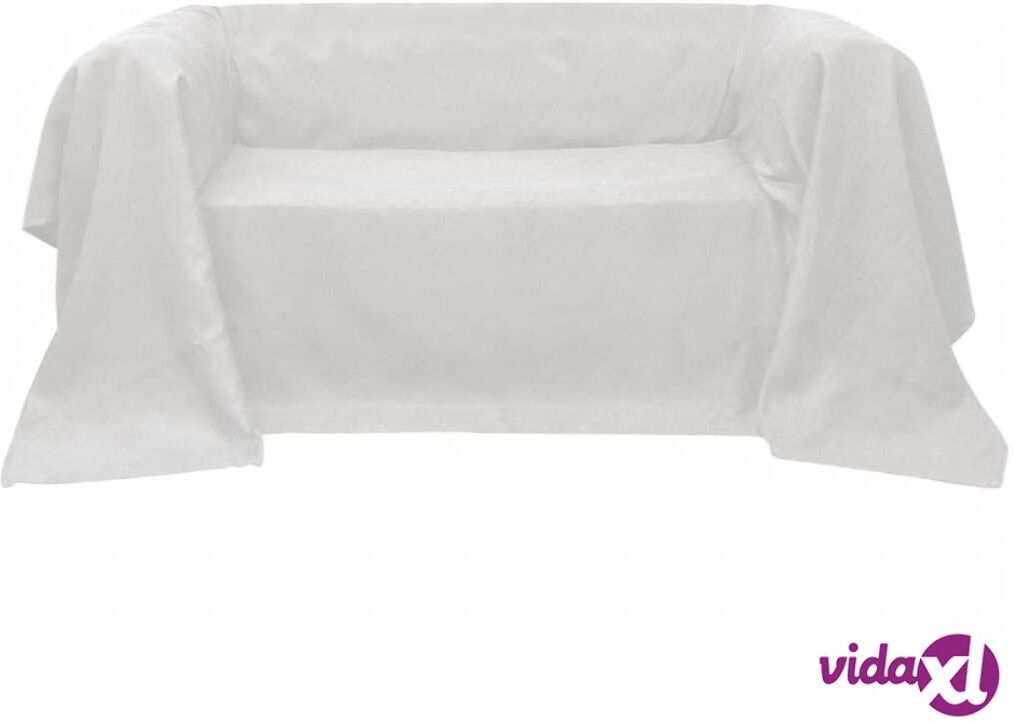 vidaXL Mikrokuitu Sohvan Suojapäällinen Kerma 210 x 280 cm vidaXL Mikrokuitu Sohvan Suojapäällinen Kerma 210 x 280 cm