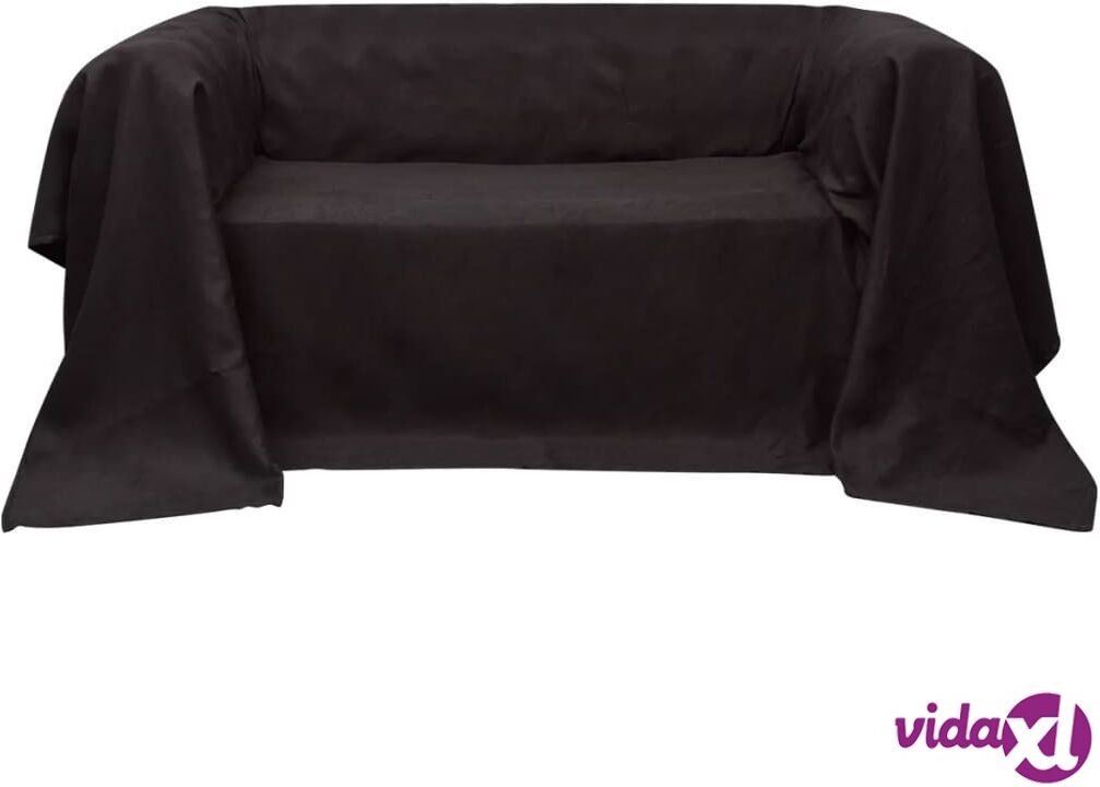 vidaXL Mikrokuitu Sohvan Suojapäällinen Ruskea 210 x 280 cm vidaXL Mikrokuitu Sohvan Suojapäällinen Ruskea 210 x 280 cm