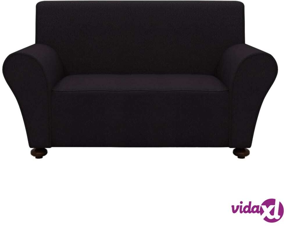 vidaXL Venyvä Sohvan Suojapäällinen Musta Polyesteri vidaXL Venyvä Sohvan Suojapäällinen Musta Polyesteri