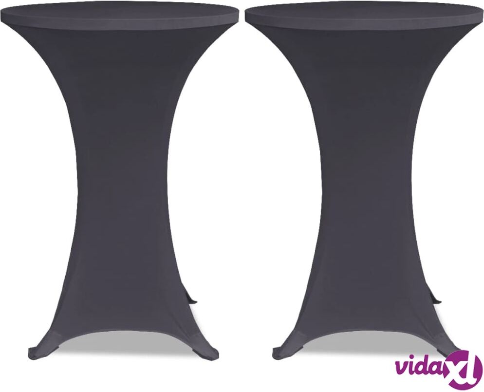 vidaXL Venyvä Pöydänsuoja 2 kpl 70 cm Antrasiitti vidaXL Venyvä Pöydänsuoja 2 kpl 70 cm Antrasiitti