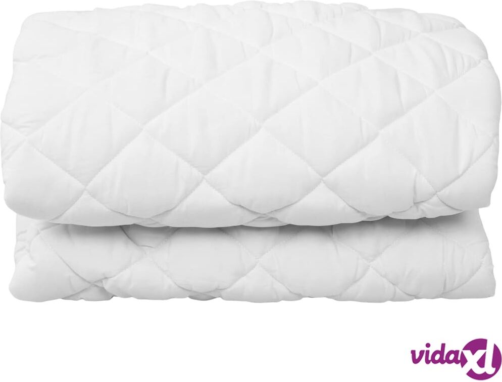 vidaXL Topattu patjansuojus valkoinen 180x200 cm raskas vidaXL Topattu patjansuojus valkoinen 180x200 cm raskas