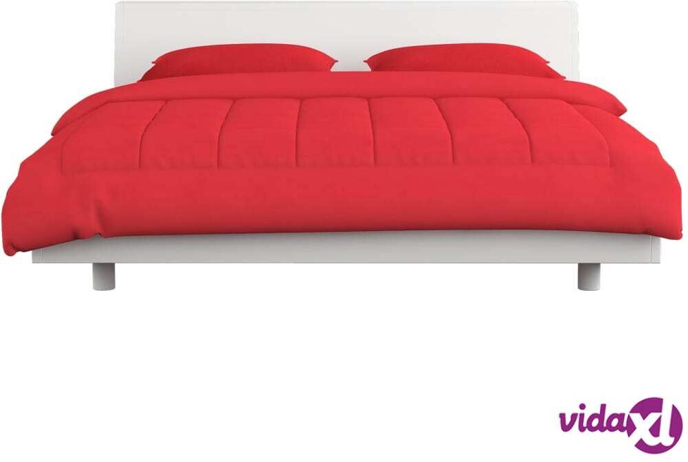 vidaXL 3-osainen talvipeittosarja viininpunainen 240x220/60x70 cm vidaXL 3-osainen talvipeittosarja viininpunainen 240x220/60x70 cm