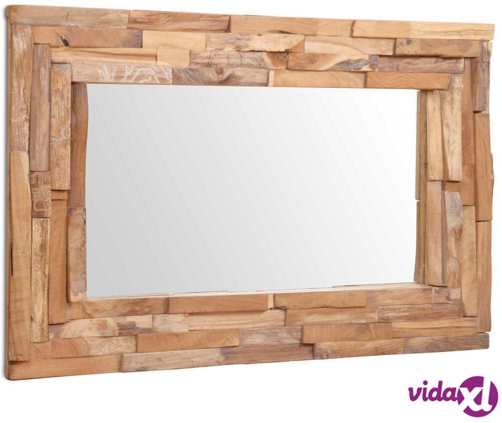 vidaXL Koristeellinen Peili Tiikki 90x60 cm Suorakaide vidaXL Koristeellinen Peili Tiikki 90x60 cm Suorakaide