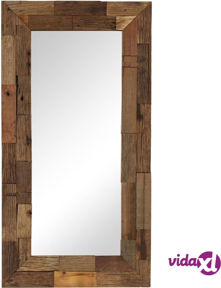 vidaXL Peili täysi kierrätetty puu 50x110 cm vidaXL Peili täysi kierrätetty puu 50x110 cm