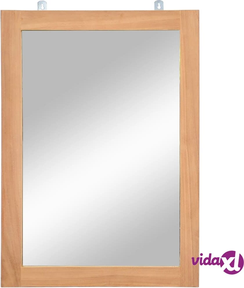 vidaXL Seinäpeili täysi tiikki 50x70 cm vidaXL Seinäpeili täysi tiikki 50x70 cm