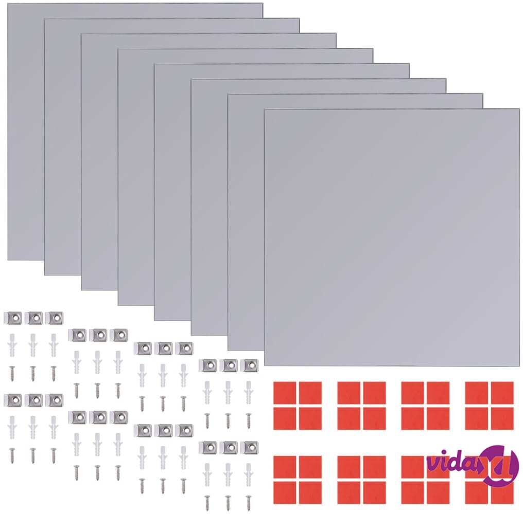 vidaXL Kehyksettömät Palapeilit Lasi 8 kpl 20,5 cm vidaXL Kehyksettömät Palapeilit Lasi 8 kpl 20,5 cm