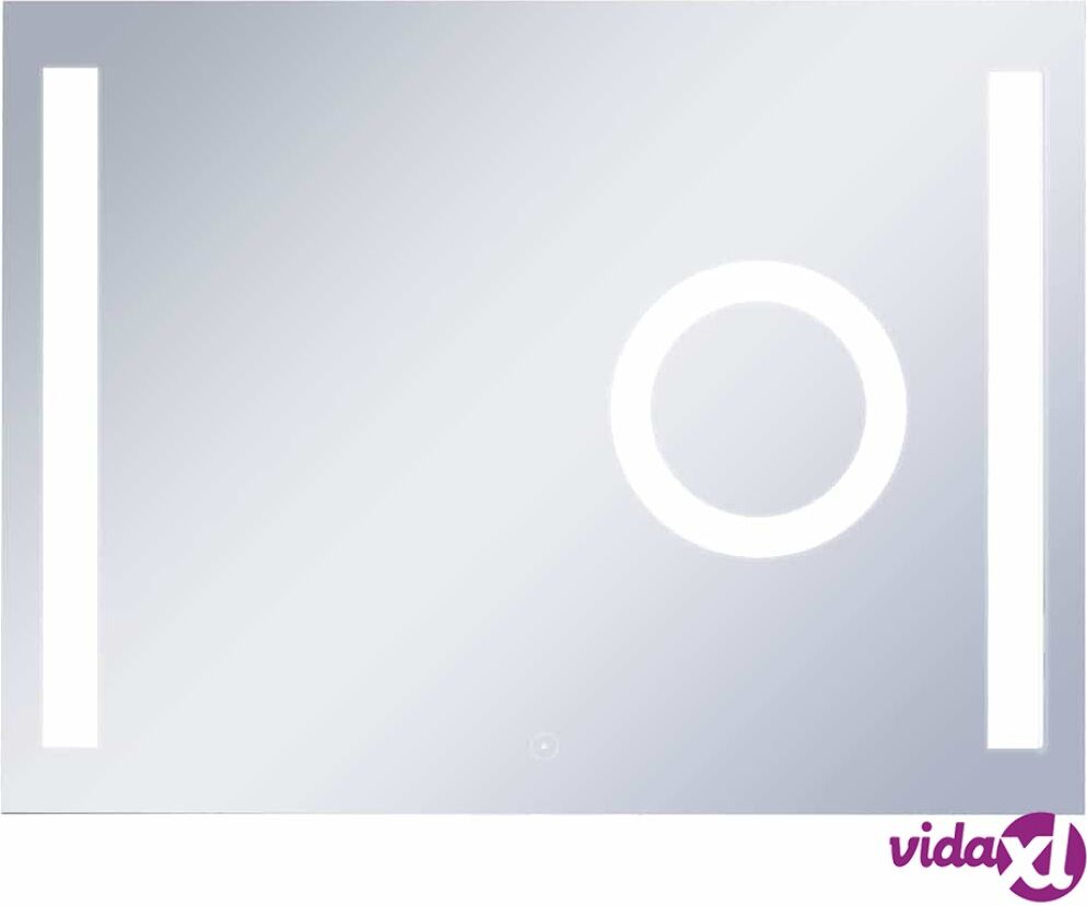 vidaXL Kylpyhuoneen LED-seinäpeili kosketussensorilla 80x60 cm vidaXL Kylpyhuoneen LED-seinäpeili kosketussensorilla 80x60 cm