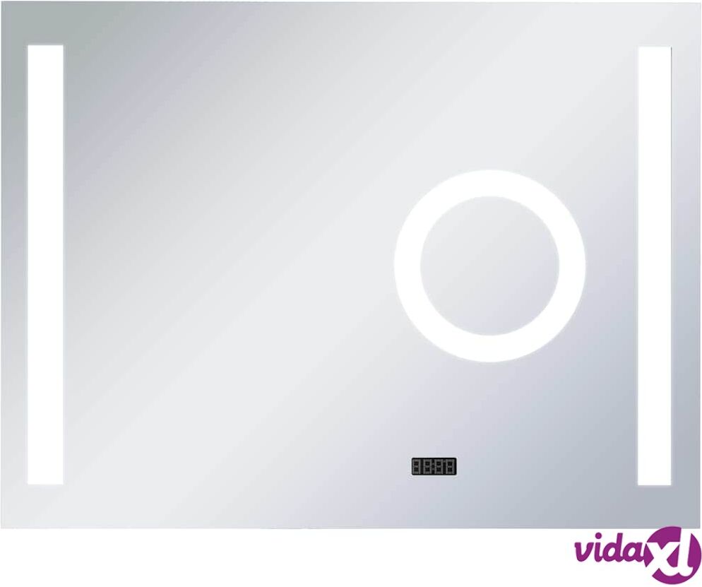 vidaXL Kylpyhuoneen LED-seinäpeili kosketussensorilla 80x60 cm vidaXL Kylpyhuoneen LED-seinäpeili kosketussensorilla 80x60 cm