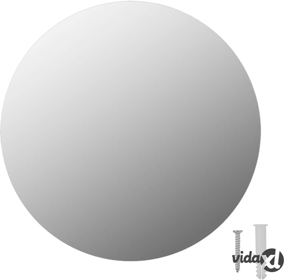 vidaXL Kehyksetön peili pyöreä 30 cm lasi vidaXL Kehyksetön peili pyöreä 30 cm lasi