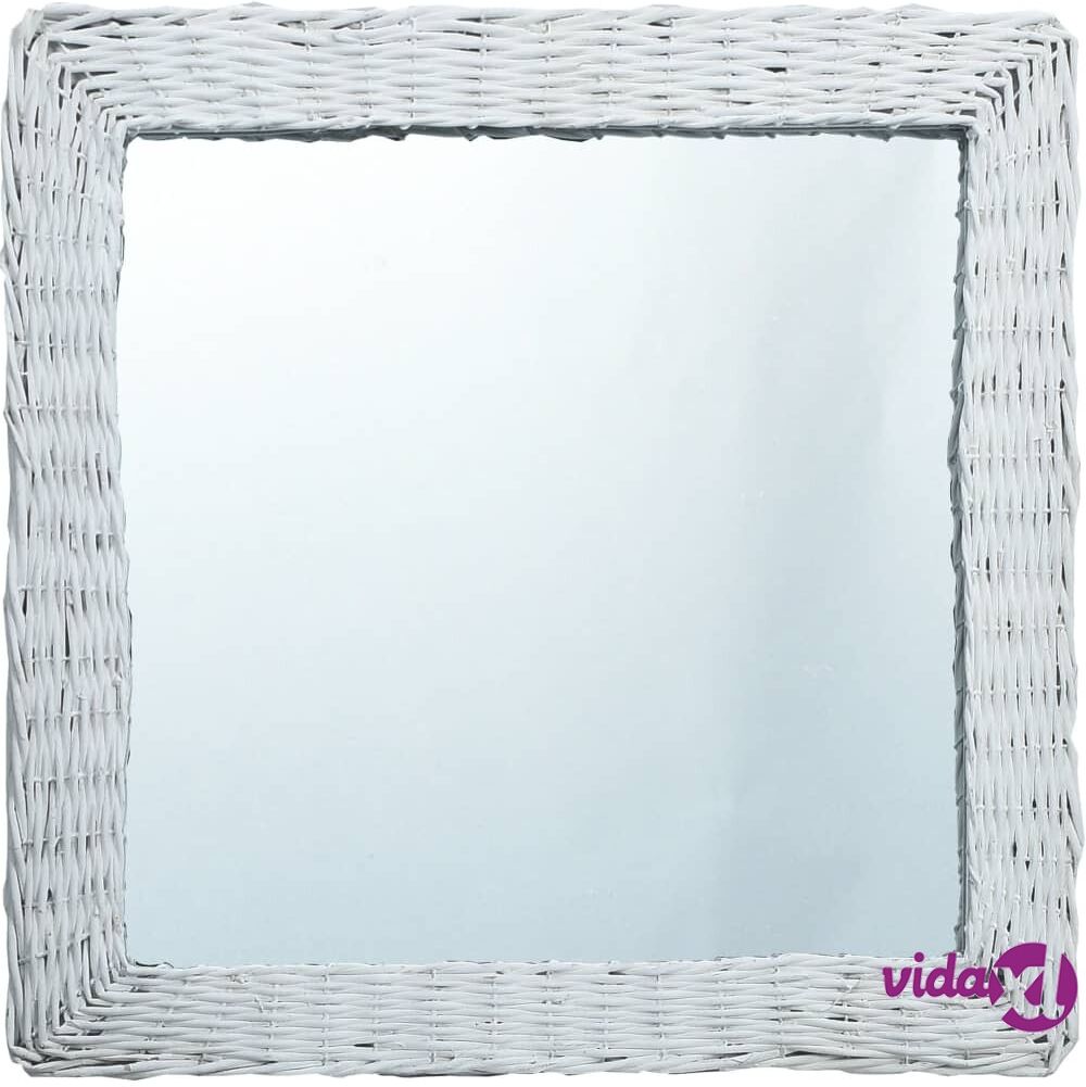 vidaXL Peili valkoinen 60x60 cm paju vidaXL Peili valkoinen 60x60 cm paju