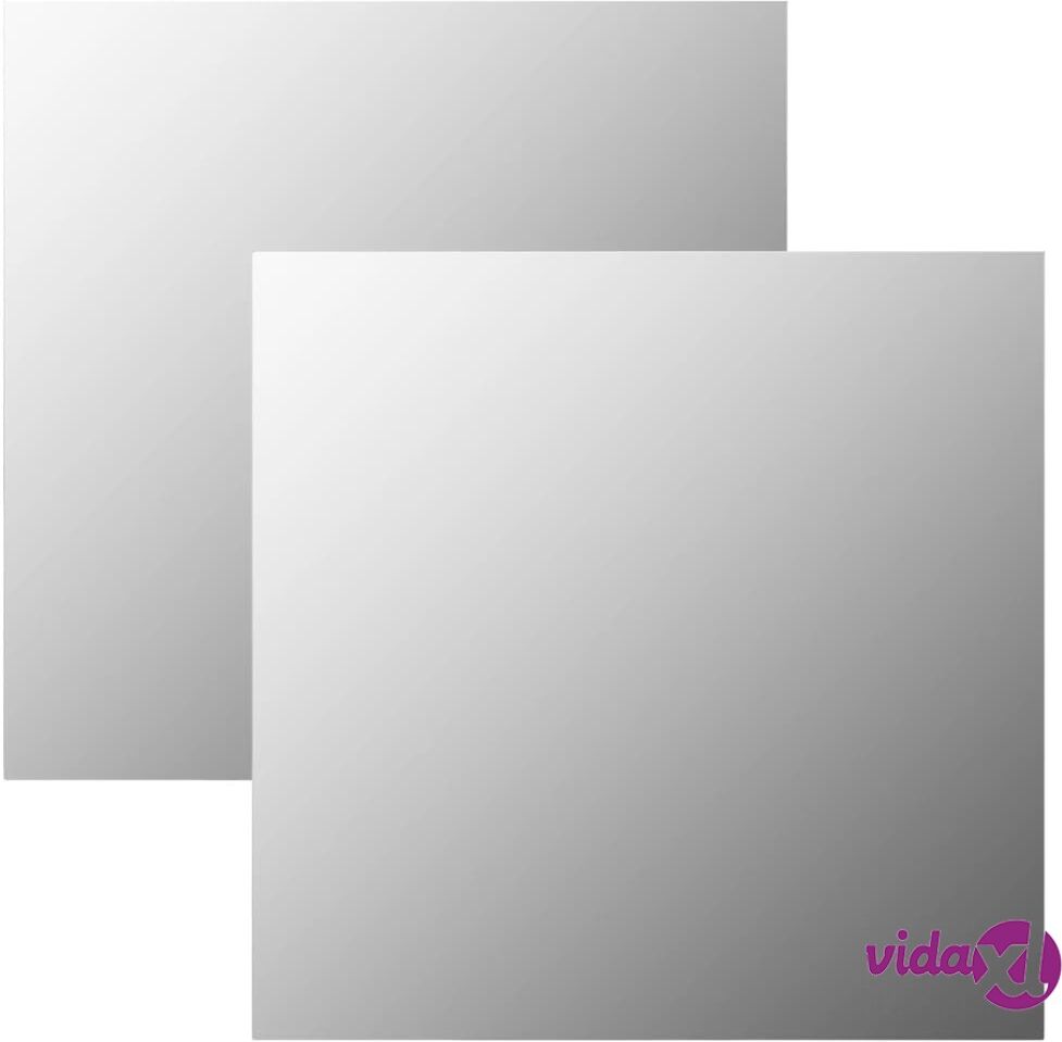 vidaXL Seinäpeilit 2 kpl 70x70 cm neliö lasi vidaXL Seinäpeilit 2 kpl 70x70 cm neliö lasi