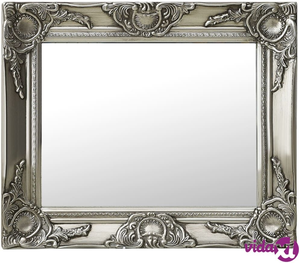 vidaXL Seinäpeili barokkityylinen 50x40 cm hopea vidaXL Seinäpeili barokkityylinen 50x40 cm hopea