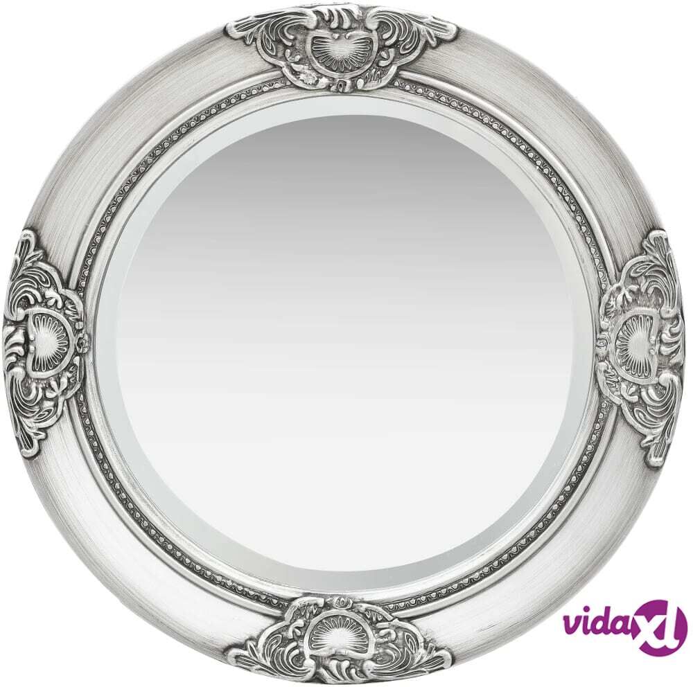 vidaXL Seinäpeili barokkityylinen 50 cm hopea vidaXL Seinäpeili barokkityylinen 50 cm hopea