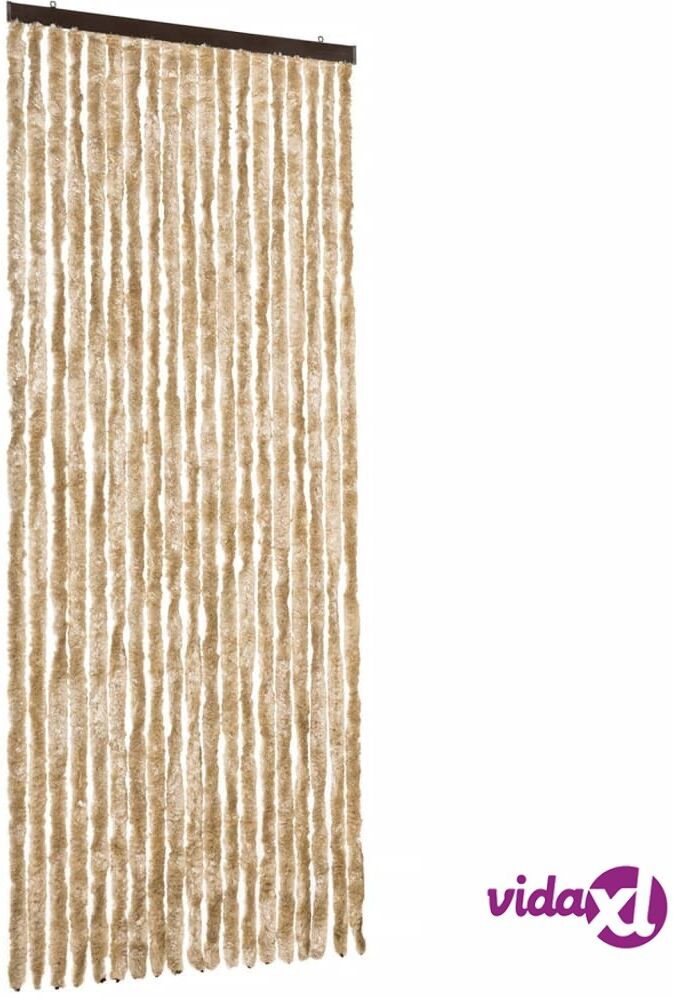 vidaXL Hyönteisverho beige 56x185 cm Chenille