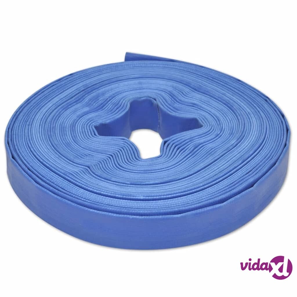 vidaXL Litteä vesiletku 25 m 1" PVC vedenjakelu