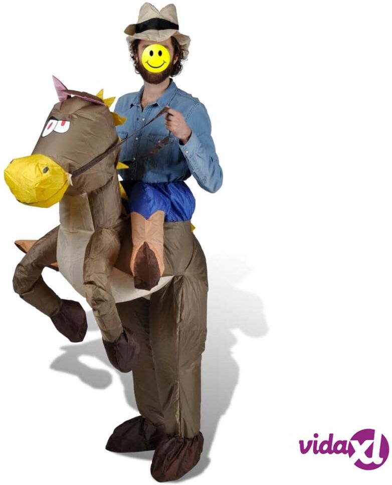 vidaXL Ilmatäytteinen Cowboy ja Hevonen Naamiaisasu vidaXL Ilmatäytteinen Cowboy ja Hevonen Naamiaisasu