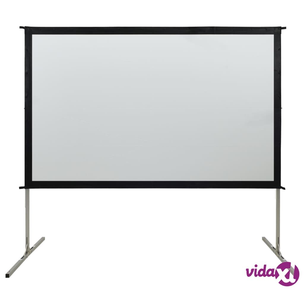 vidaXL Nopeasti taitettava valkokangas 120" 16:9