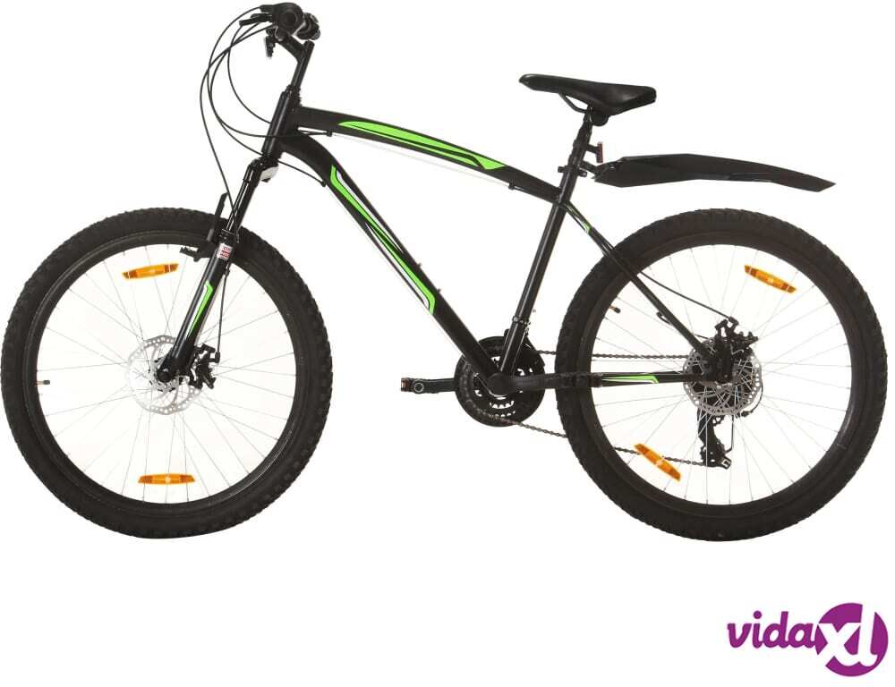 vidaXL Maastopyörä 21 vaihdetta 26" renkaat 42 cm runko musta vidaXL Maastopyörä 21 vaihdetta 26" renkaat 42 cm runko musta